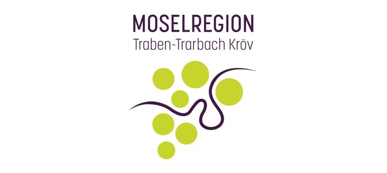 In diesem Bild sieht man das Logo der Moselregion Traben-Trarbach und Kröv.